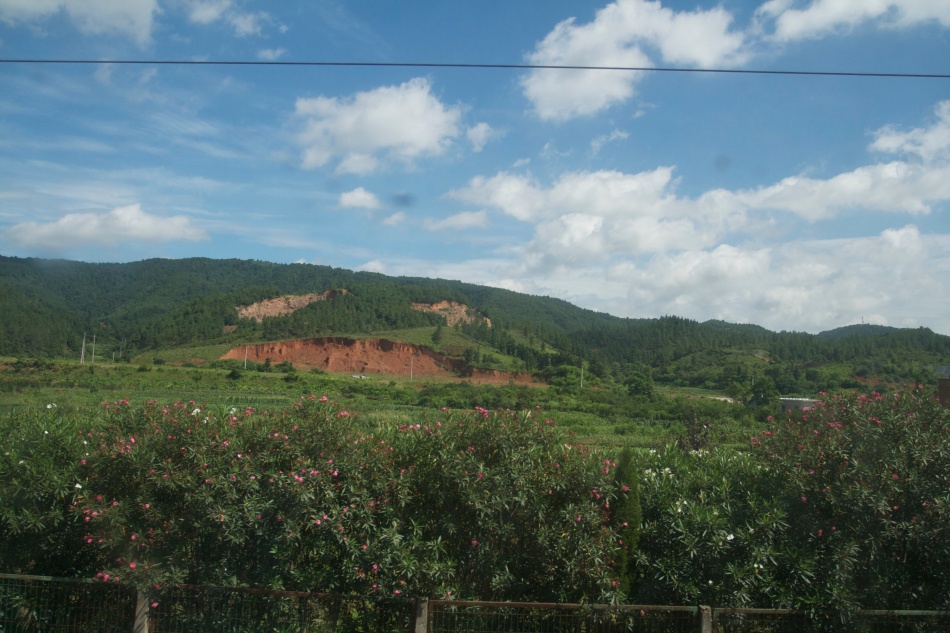 view from the train window
