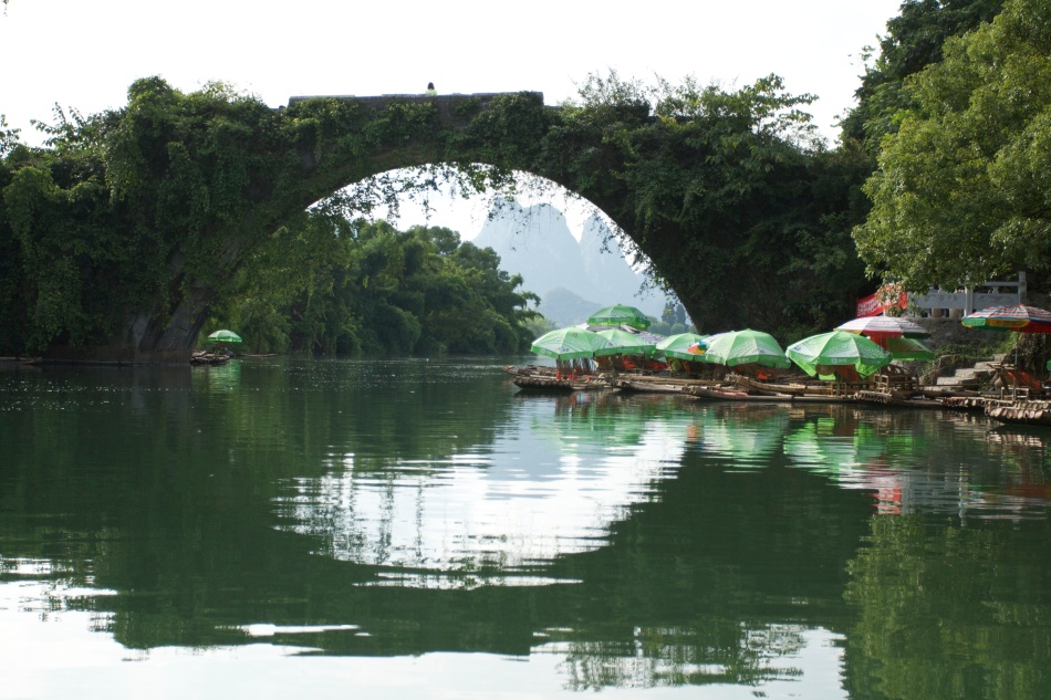 After our cruise down Yulong River, we took a bus to Yangshuo